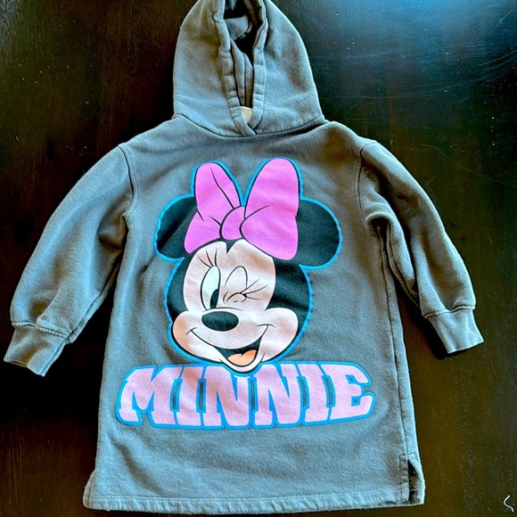 Zara hoodie with Minnie Mouse size 3-4 years - Picture 1 of 2
